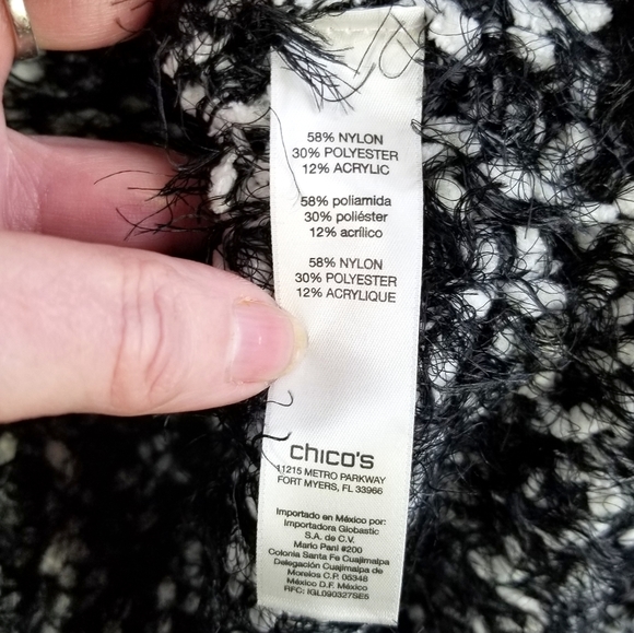 Chico's Terri Knit Sweater Vest sz 1 NWT - Picture 11 of 11